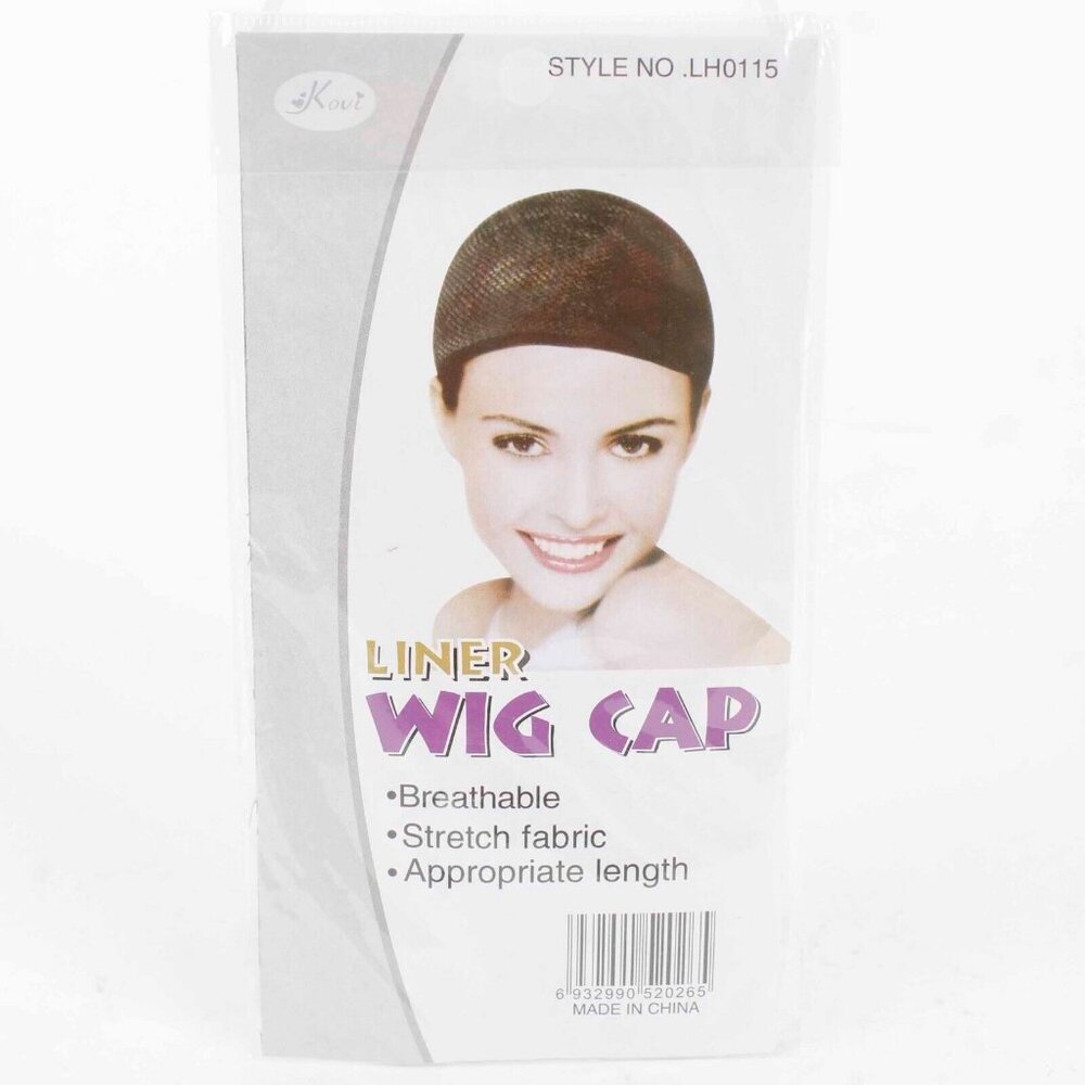 Kovi Black Style LH0115 Breathable Stretch Right Length Liner Wig Cap